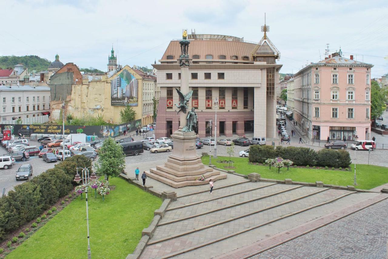 Квартира В Центрі Львова Вулиця Міцкевича 5, Простора З Гарним Видом На Місто Exterior photo